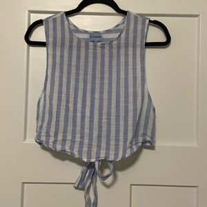 Les Canediers Light Weight Stripe Crop Top